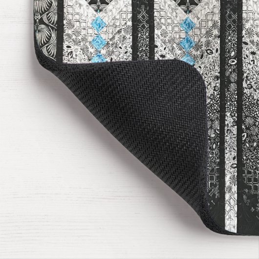 Franse vlecht quilt Muismat (Hoek)