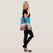 Franse vlechten Tas. Tote Bag (Op model)