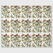  Franse vlinder Cadeaupapier (Vlak)