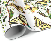  Franse vlinder Cadeaupapier (Rol Hoek)