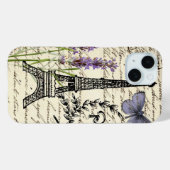 franse vlinder parijs eiffel tower Case-Mate iPhone case (Achterkant (horizontaal))