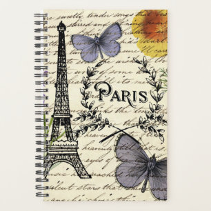 franse vlinder parijs eiffel tower planner