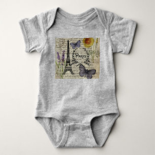 franse vlinder parijs eiffel tower romper