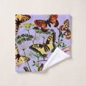 Franse vlinders bad handdoek (Wasdoekje)
