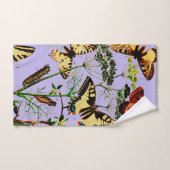 Franse vlinders bad handdoek (Handdoek)