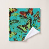 Franse vlinders bad handdoek (Wasdoekje)