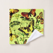 Franse vlinders bad handdoek (Wasdoekje)