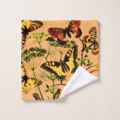 Franse vlinders bad handdoek (Wasdoekje)