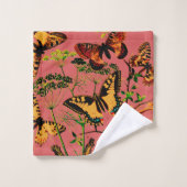 Franse vlinders bad handdoek (Wasdoekje)