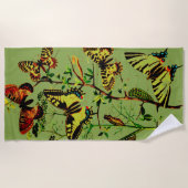 Franse vlinders strandlaken (Voorkant)