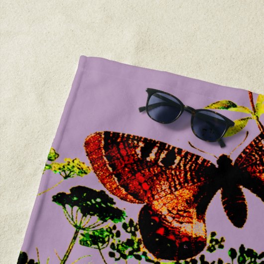 Franse vlinders strandlaken (In situ)