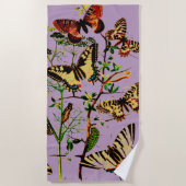 Franse vlinders strandlaken (Voorkant)