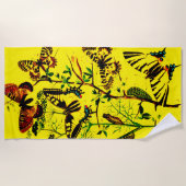 Franse vlinders strandlaken (Voorkant)