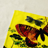 Franse vlinders strandlaken (In situ)