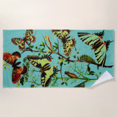 Franse vlinders strandlaken (Voorkant)