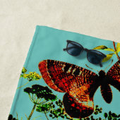 Franse vlinders strandlaken (In situ)