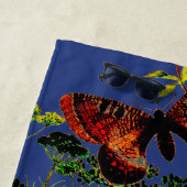 Franse vlinders strandlaken (In situ)