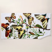 Franse vlinders strandlaken (Voorkant)