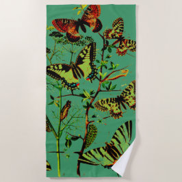 Franse vlinders strandlaken