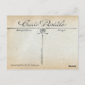  Franse vlinderschildering - Postkaart (Achterkant)