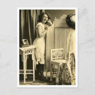 Franse vloot -  Pinup Briefkaart