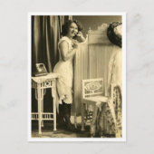 Franse vloot - Pinup Briefkaart (Voorkant)