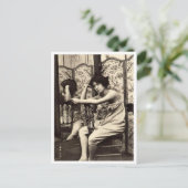 Franse vloot -  Pinup Briefkaart (Staand voorkant)