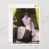 Franse vloot -  Pinup Briefkaart (Voorkant / Achterkant)