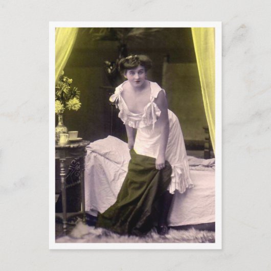 Franse vloot -  Pinup Briefkaart (Voorkant)