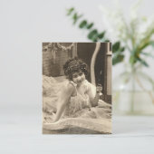 Franse vloot -  Pinup Girl Briefkaart (Staand voorkant)