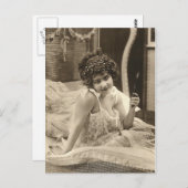 Franse vloot -  Pinup Girl Briefkaart (Voorkant / Achterkant)