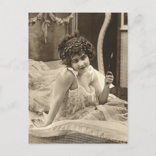 Franse vloot -  Pinup Girl Briefkaart (Voorkant)