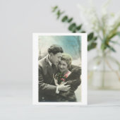 Franse vloot -  Romantic Love Briefkaart (Staand voorkant)