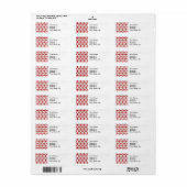 Franse vloour de lis patroon Parisian Etiket (Full Sheet)