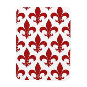 Franse vloour de lis patroon Parisian Magneet
