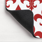 Franse vloour de lis patroon Parisian Muismat (Hoek)