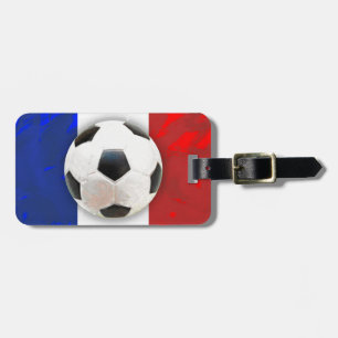 Franse Voetbal Bagagelabel