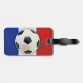 Franse Voetbal Bagagelabel (Achterkant horizontaal)