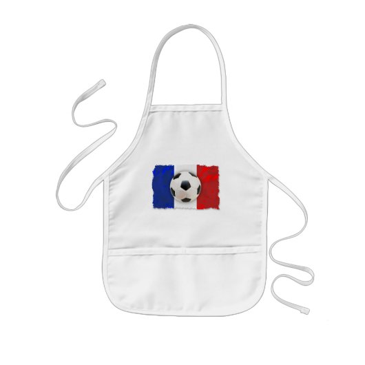 Franse Voetbal Kinder Schort (Voorkant)