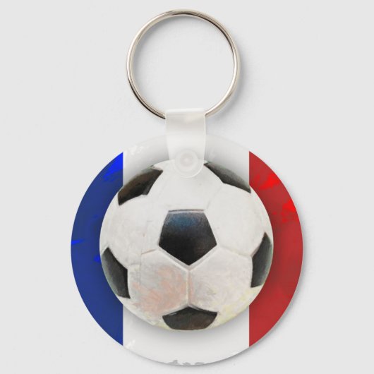 Franse Voetbal Sleutelhanger (Voorkant)