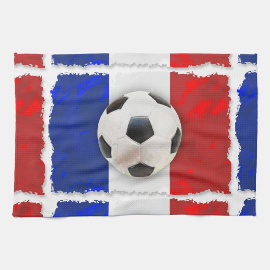 Franse Voetbal Theedoek (Horizontaal)