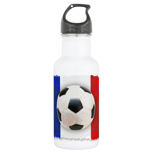 Franse Voetbal Waterfles (Voorkant)