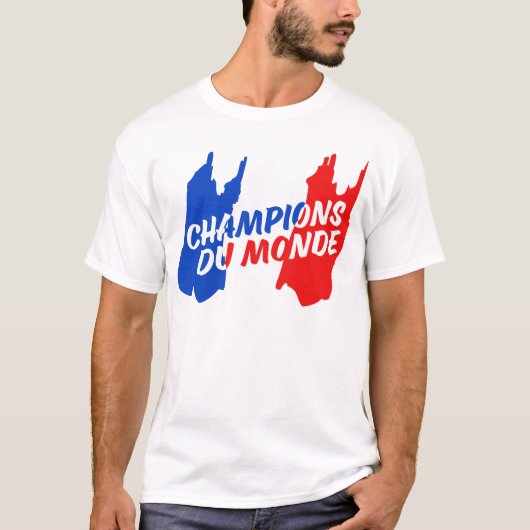 Franse voetbalkampioenen Football T-shirt (Voorkant)