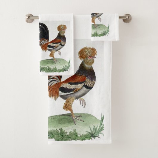 Franse Vogel Badkamer Handdoek Sets (Insitu)