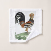 Franse Vogel Badkamer Handdoek Sets (Wasdoekje)