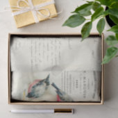  Franse vogelbrieven en liefdesbrieven Tissuepapier (Geschenk)