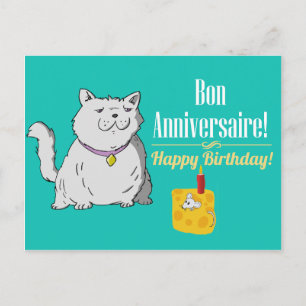 Franse vogelkaart briefkaart