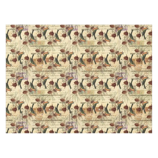  Franse vogelkreeftenstampen Tafelkleed (Voorkant (Horizontaal))