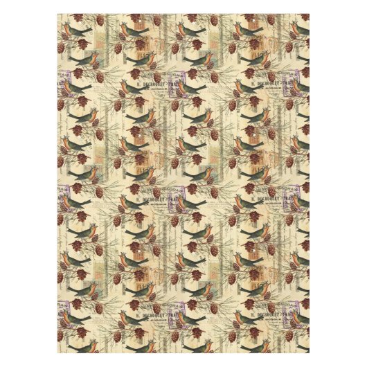  Franse vogelkreeftenstampen Tafelkleed (Voorkant)