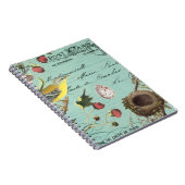 Franse vogellaptop Notitieboek (Rechterzijde)